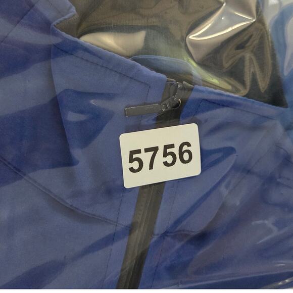 Lands' End Workwear 1/4 Zip Windbreaker Size Large Pearl Insurance Logo on back - Picture 15 of 15